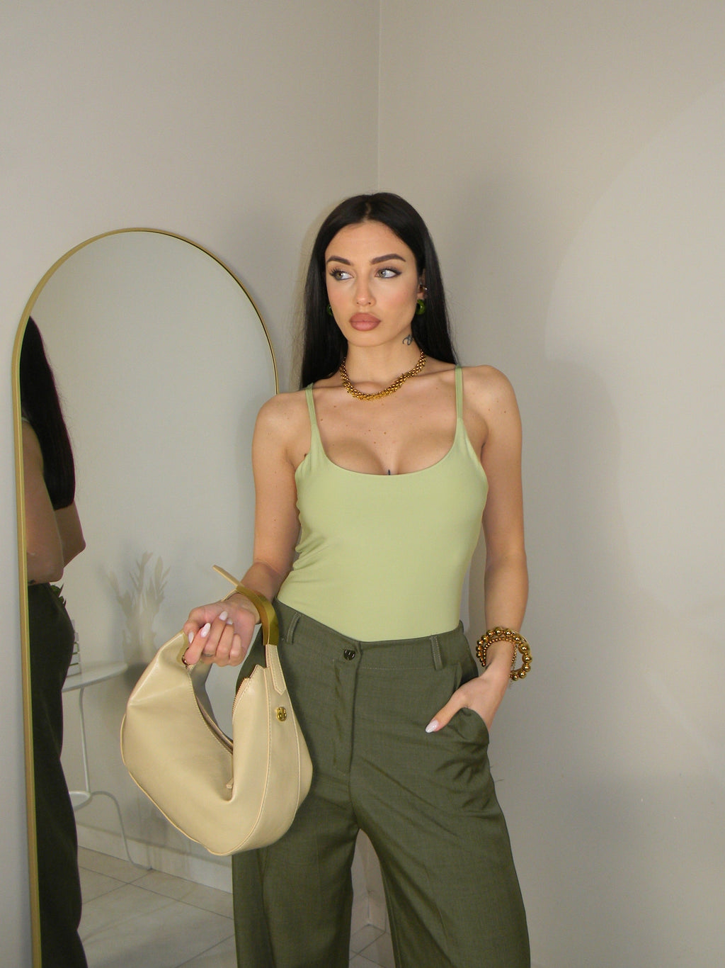 BODY REGULAR VERDE MELA