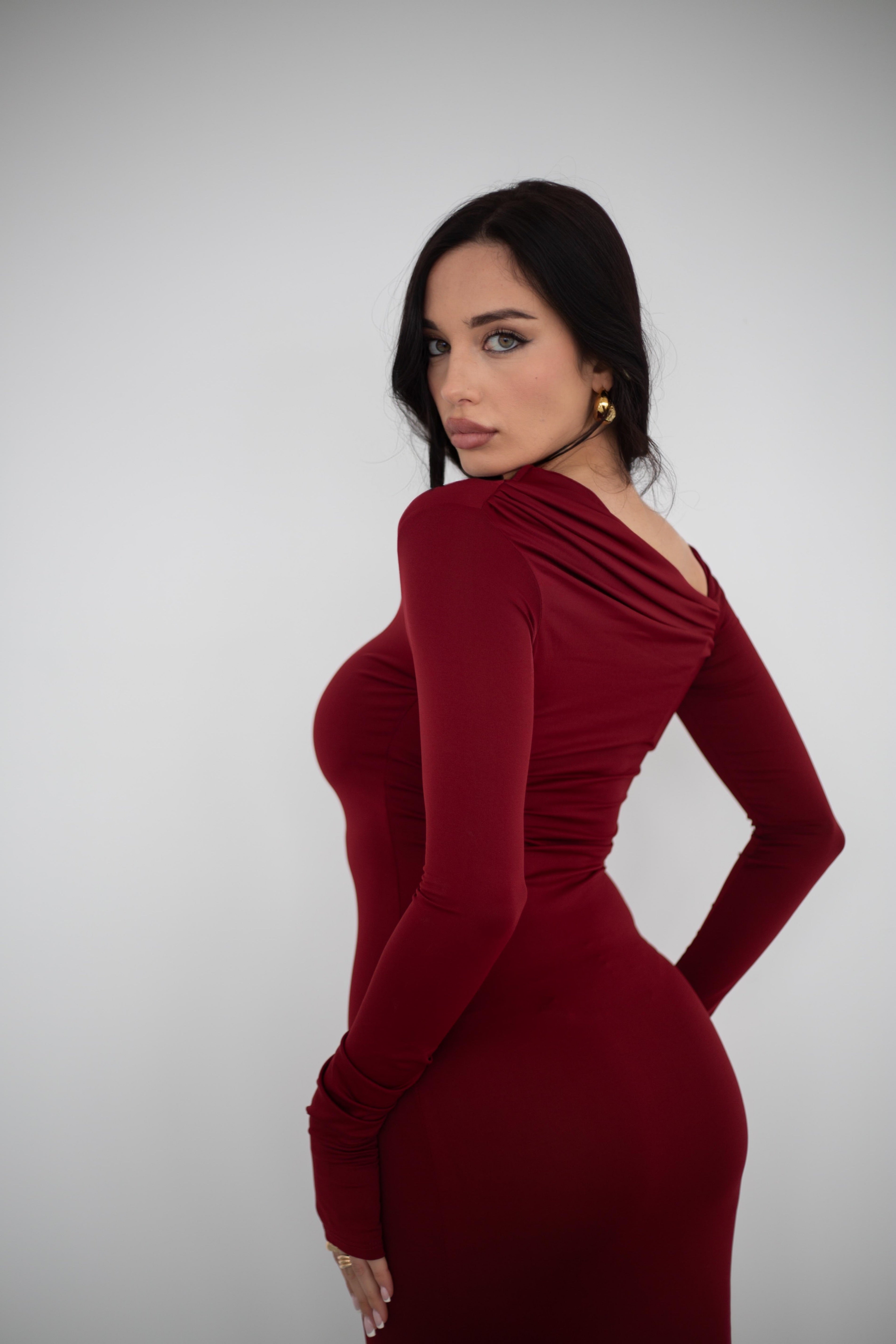 DRESS SELENA ROSSO