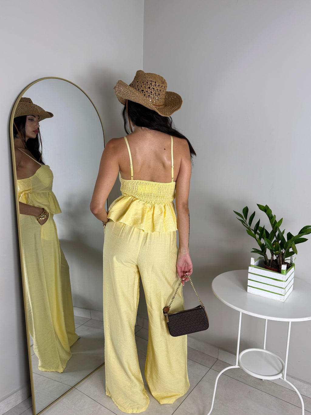 CORDSET ALISYA GIALLO