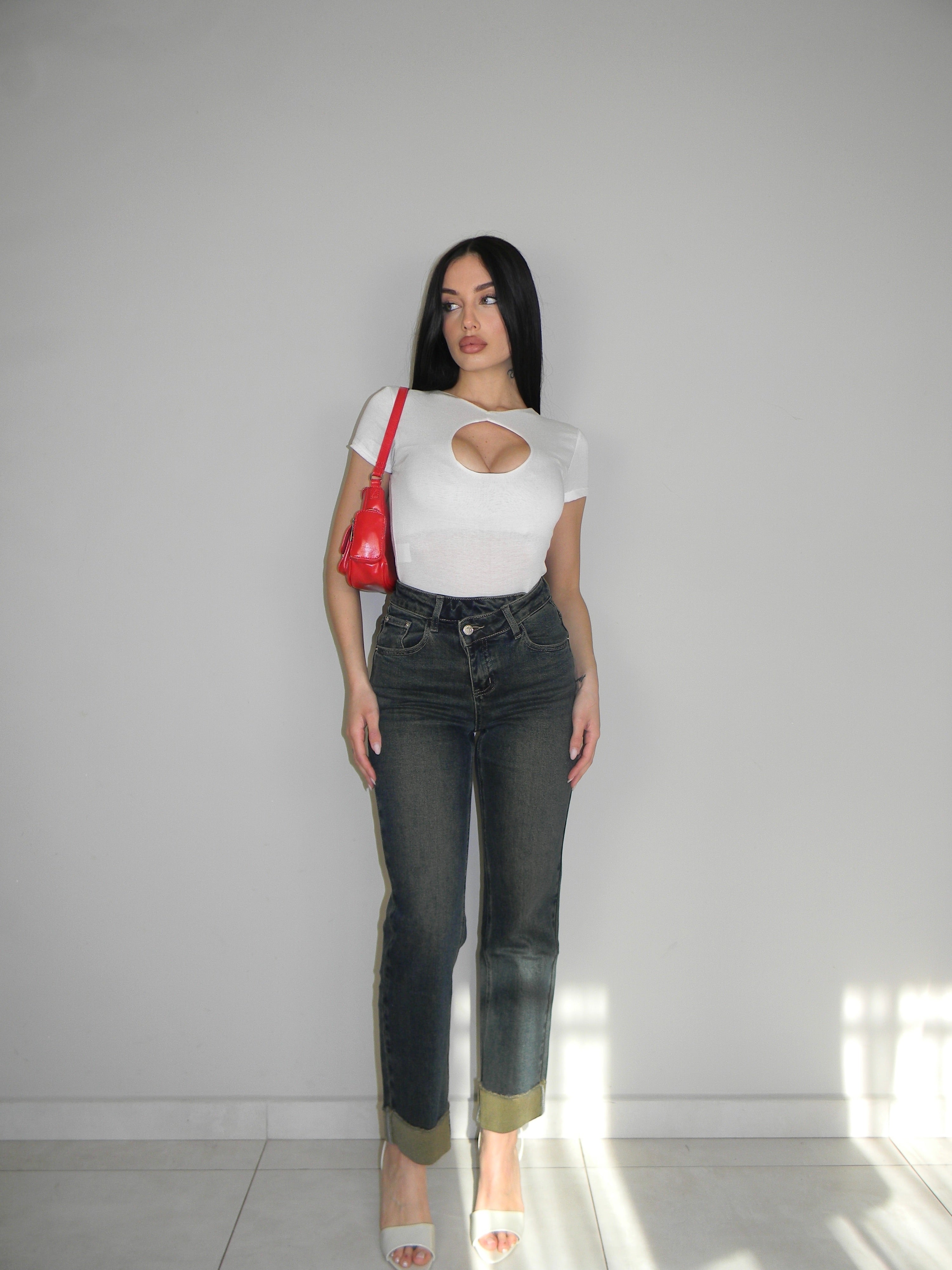 JEANS ASYMMETRIC