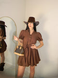 DRESS KATE MARRONE