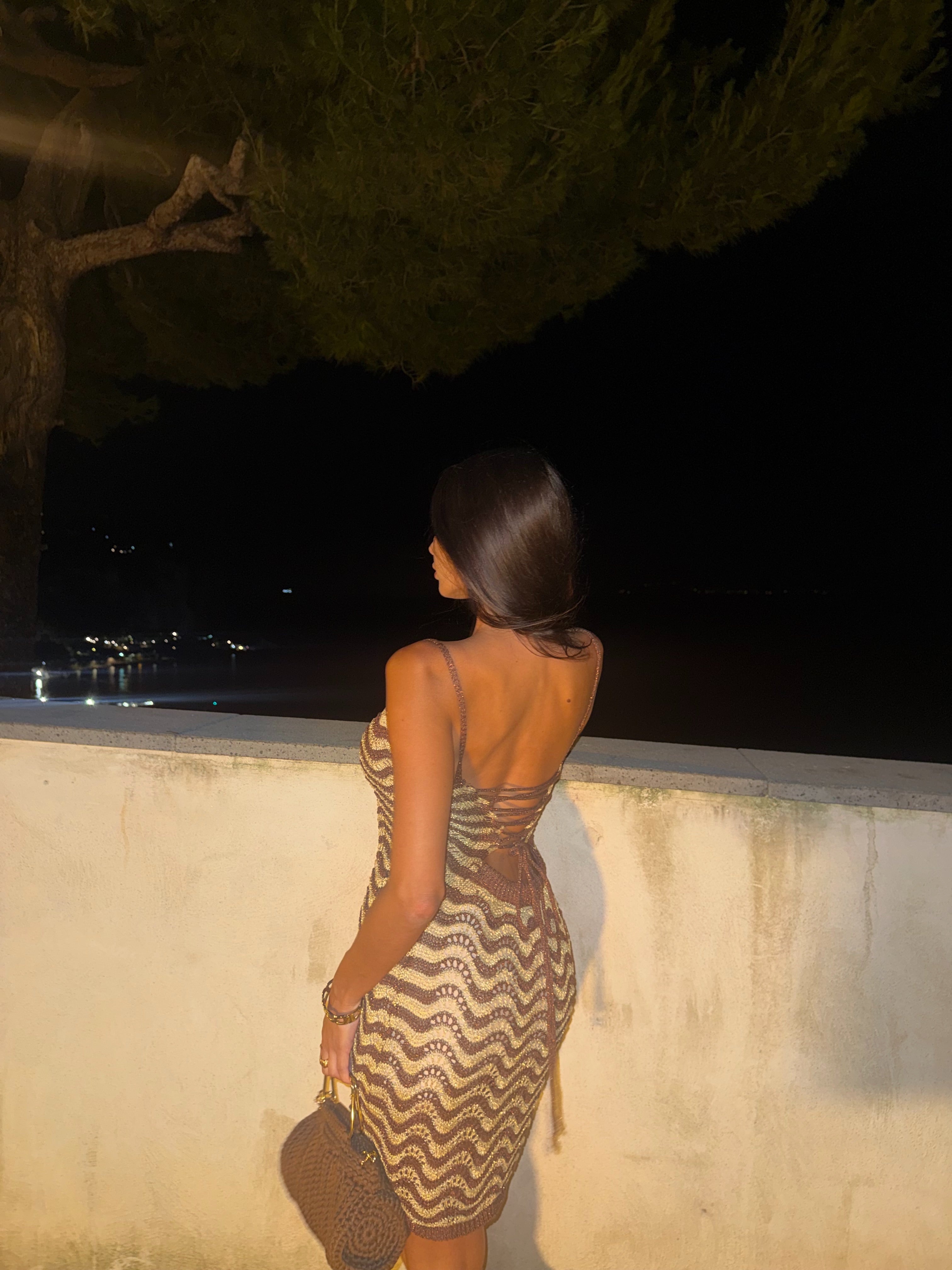 DRESS LUCE MARRONE