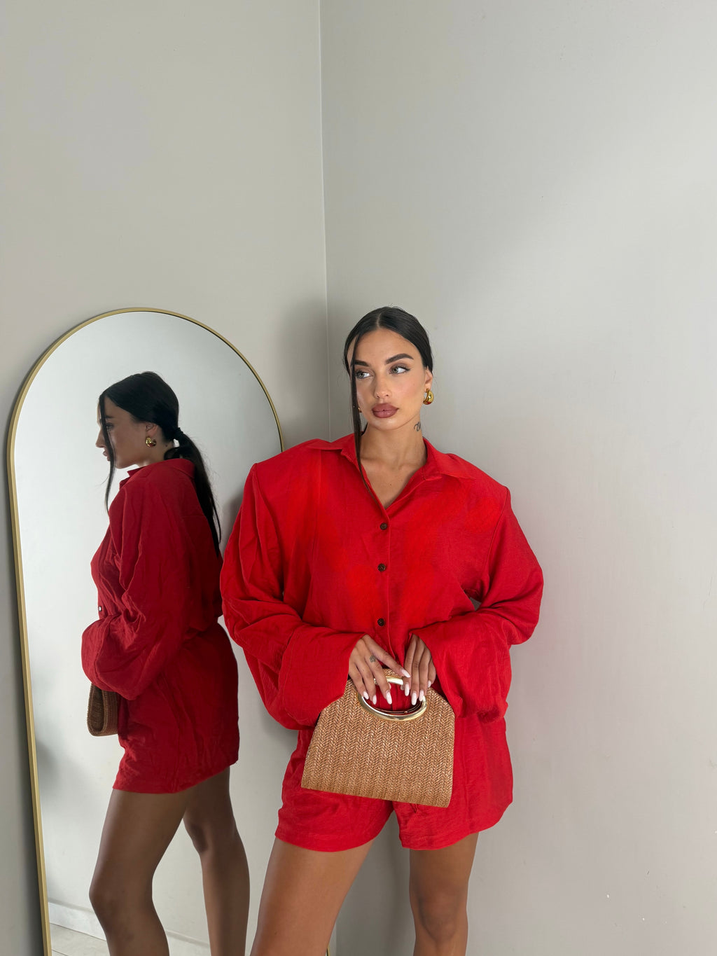 COORDINATO MANILA ROSSO