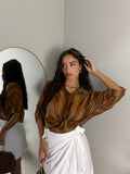 CAMICIA A RIGHE BORDEAUX