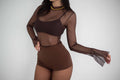 MAGLIA CLARE MARRONE