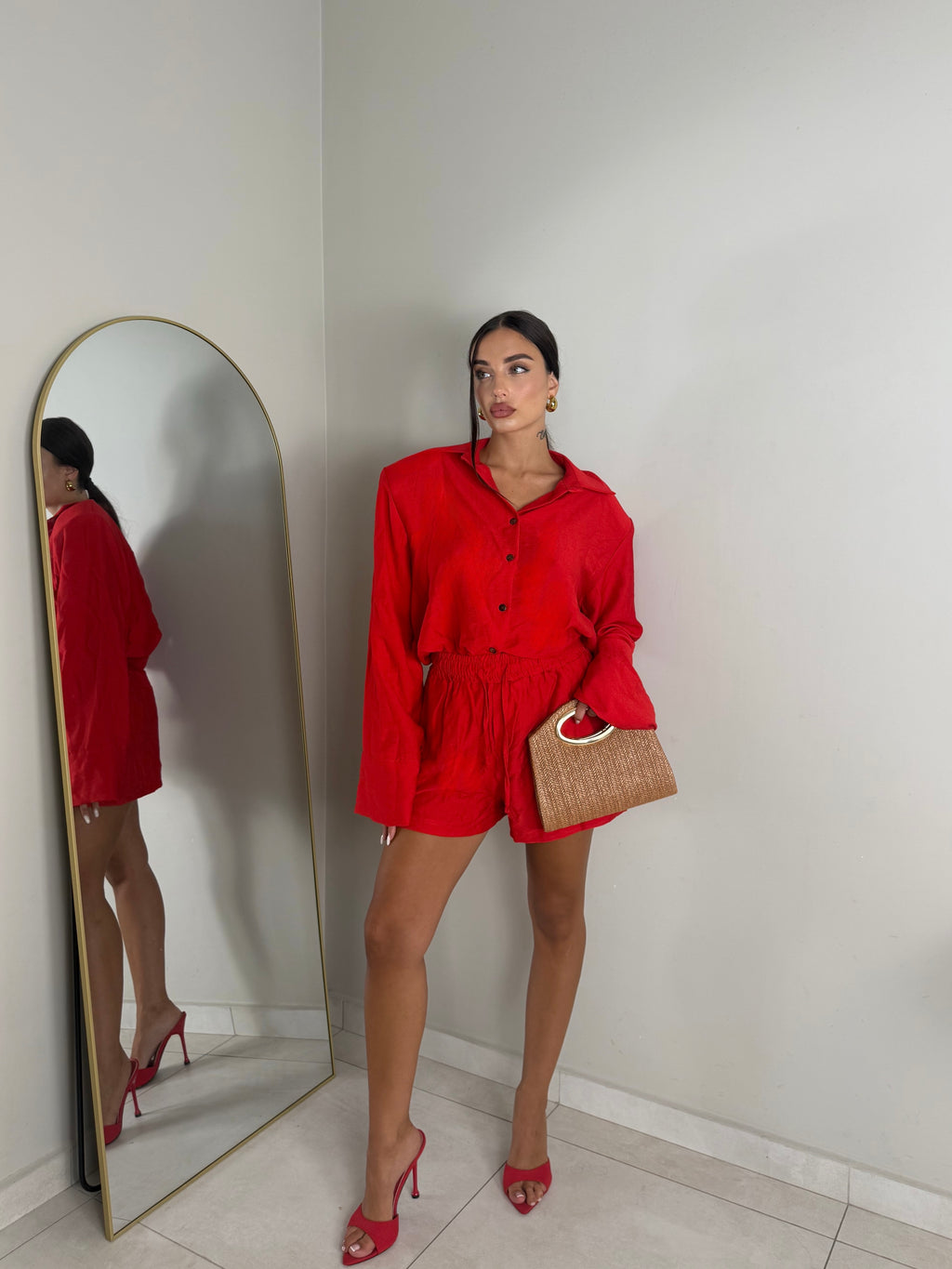COORDINATO MANILA ROSSO