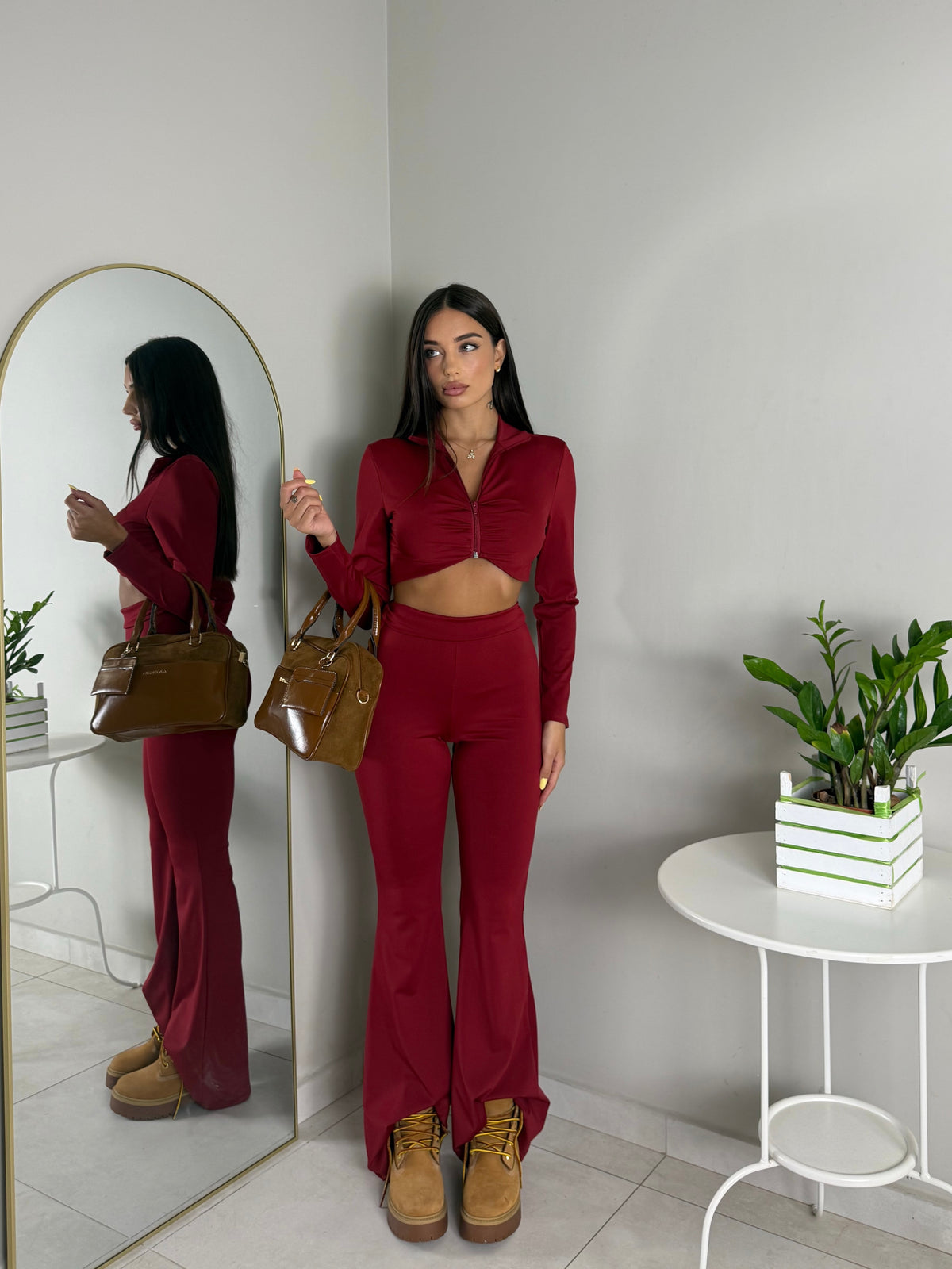 CORDSET GYM ROSSO