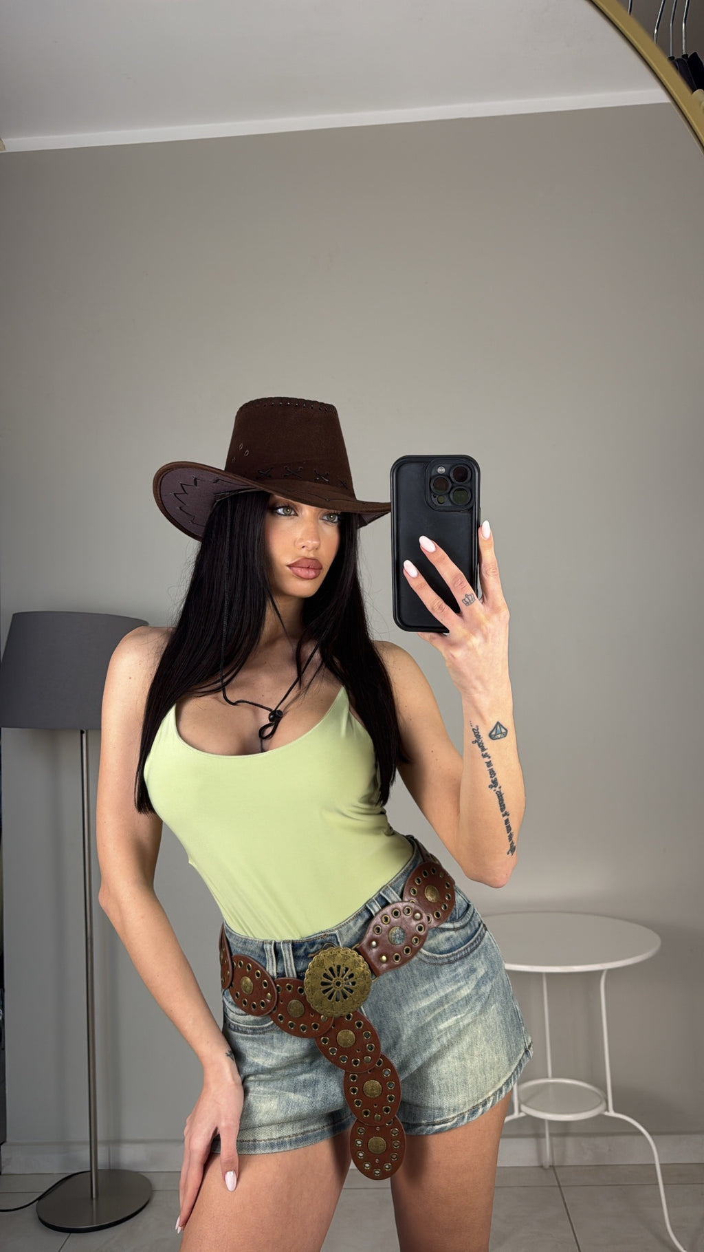 CAPPELLO COWGIRL MARRONE