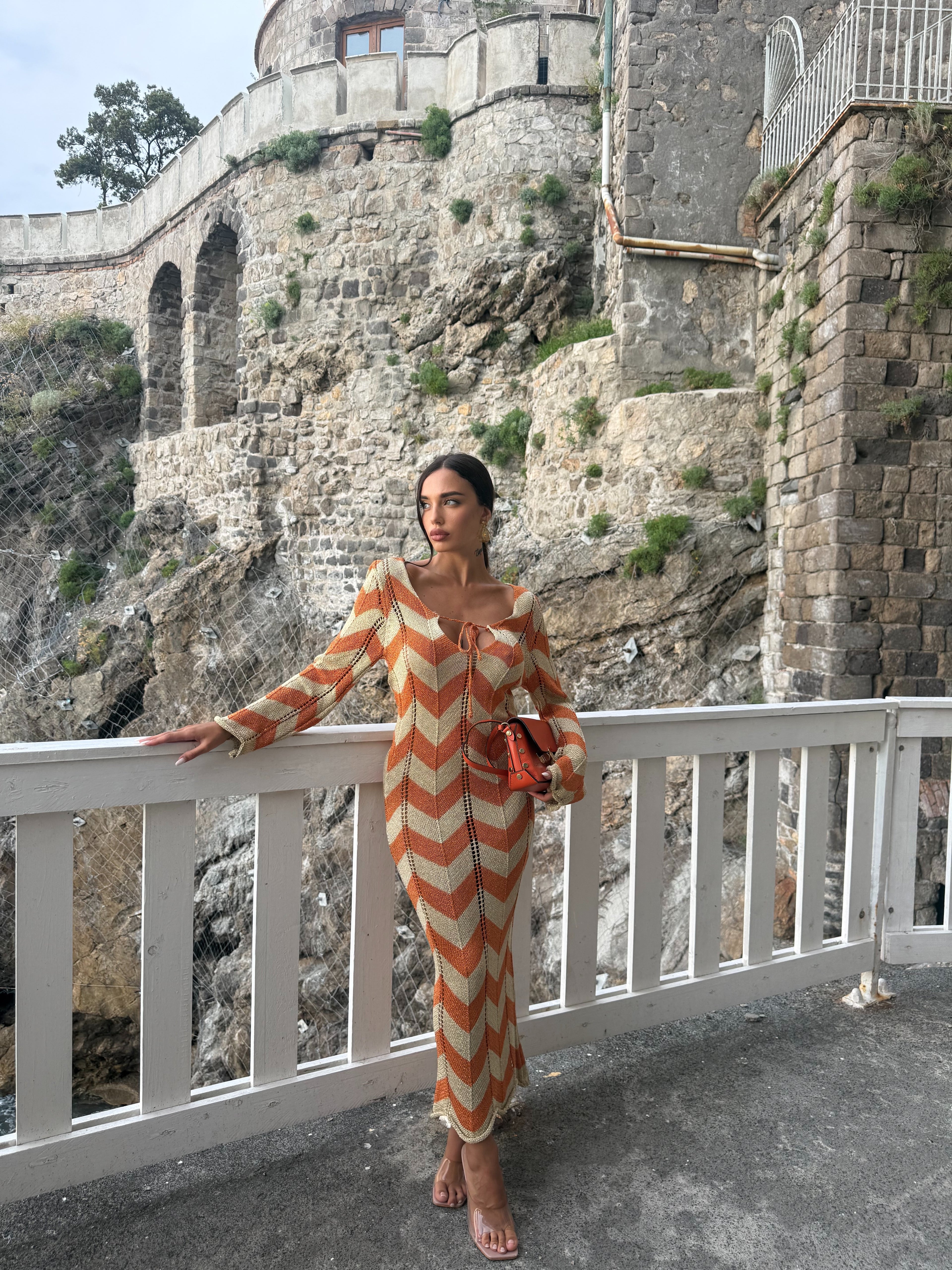 DRESS MAYA ARANCIO