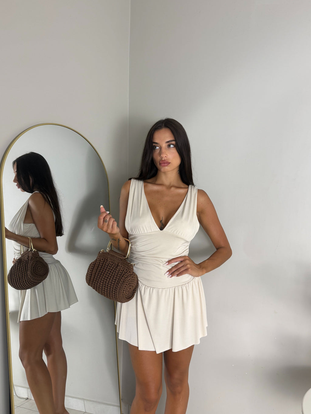 DRESS AURORA AVORIO