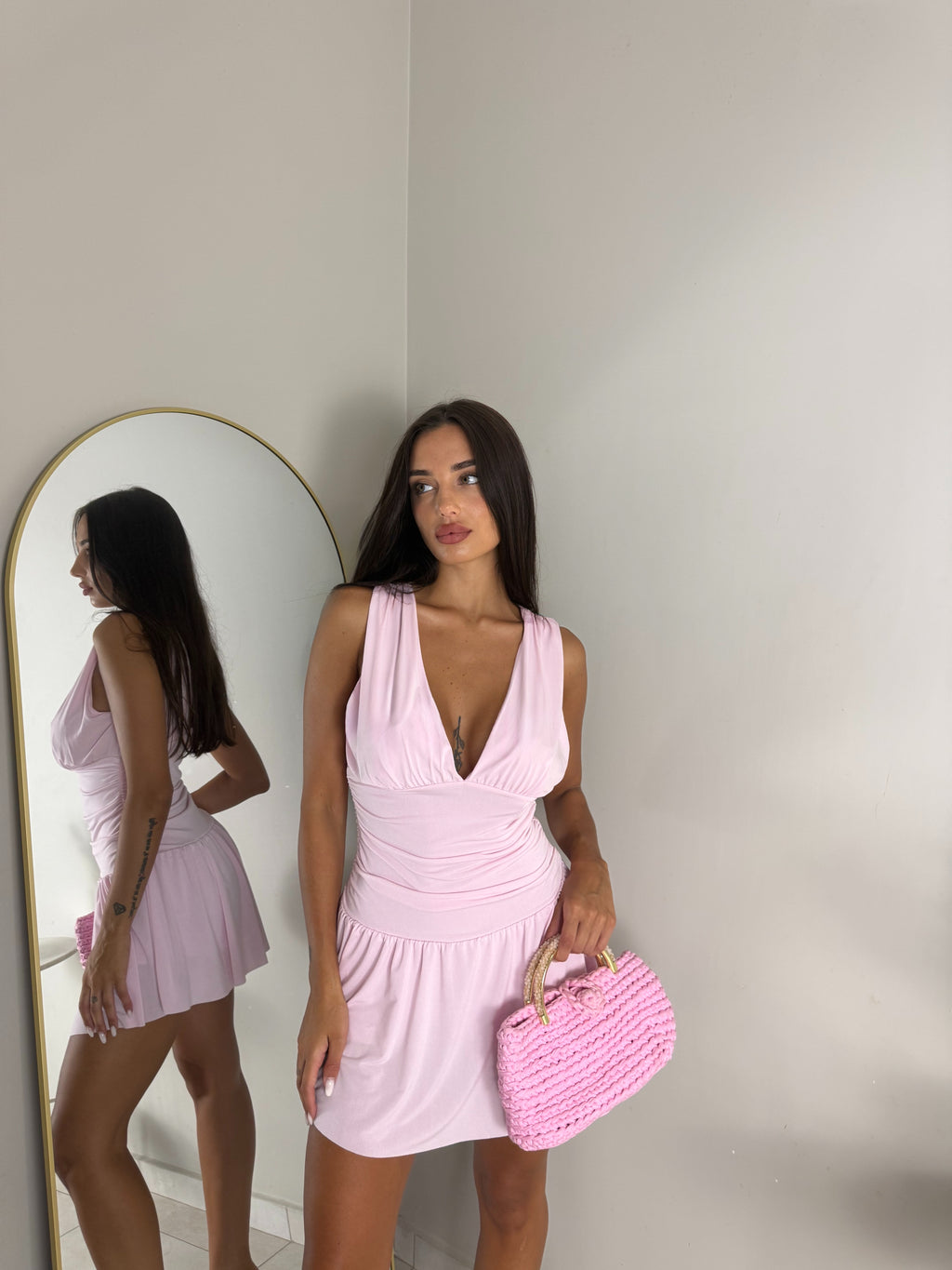 DRESS AURORA ROSA