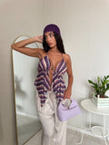 TOP STILE MISSONI VIOLA