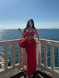 CORDSET ARIEL ROSSO