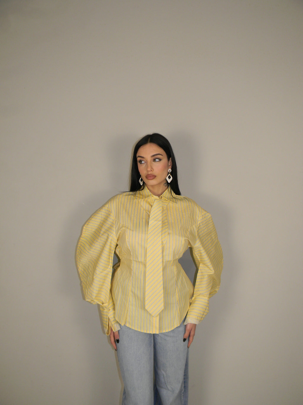 CAMICIA BLOOM GIALLA