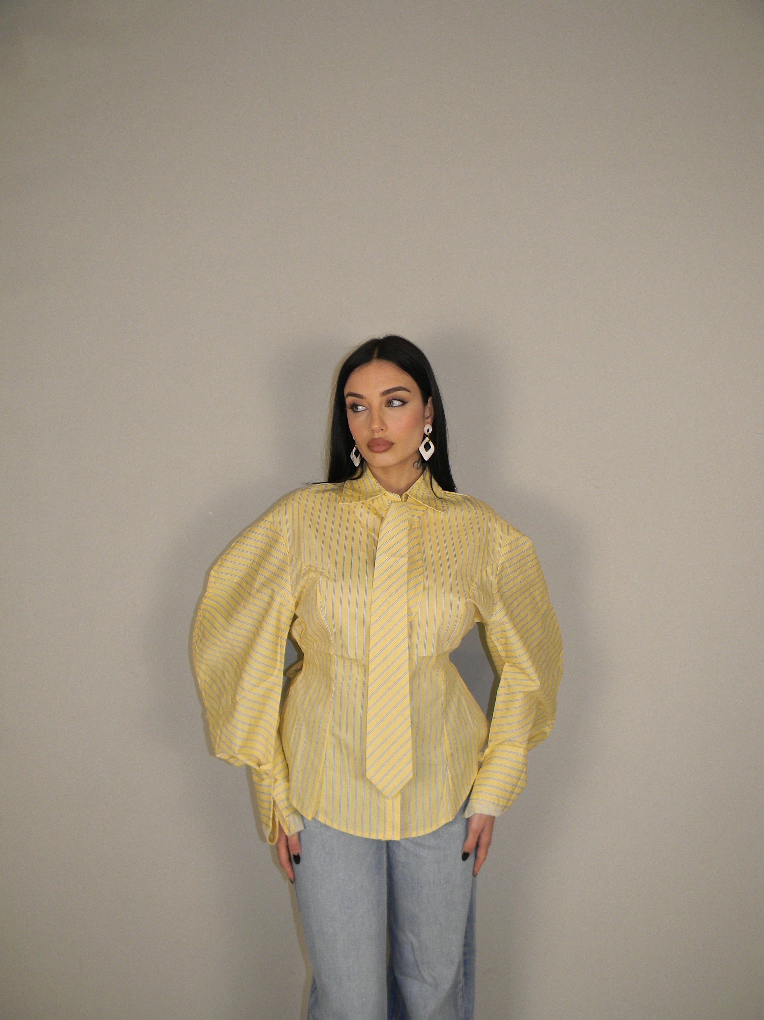 CAMICIA BLOOM GIALLA