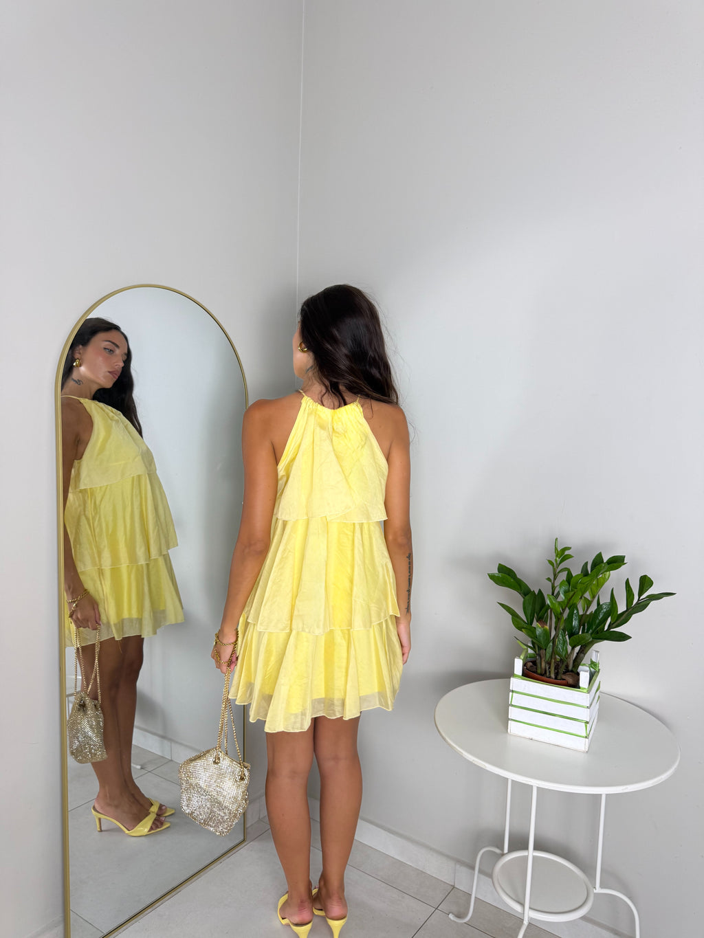 DRESS MICOL GIALLO