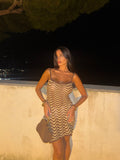 DRESS LUCE MARRONE