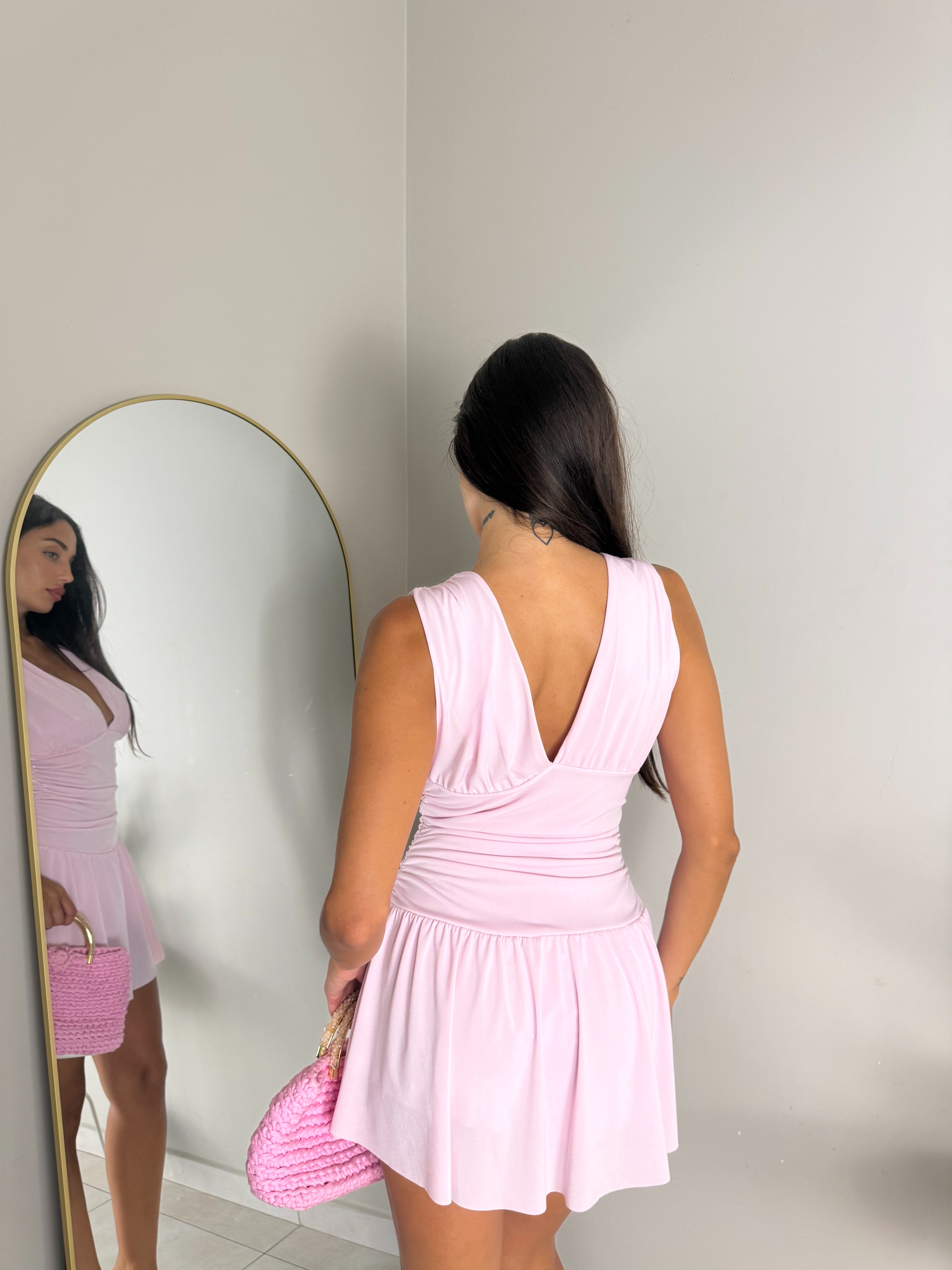 DRESS AURORA ROSA