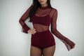 MAGLIA CLARE BORDEAUX