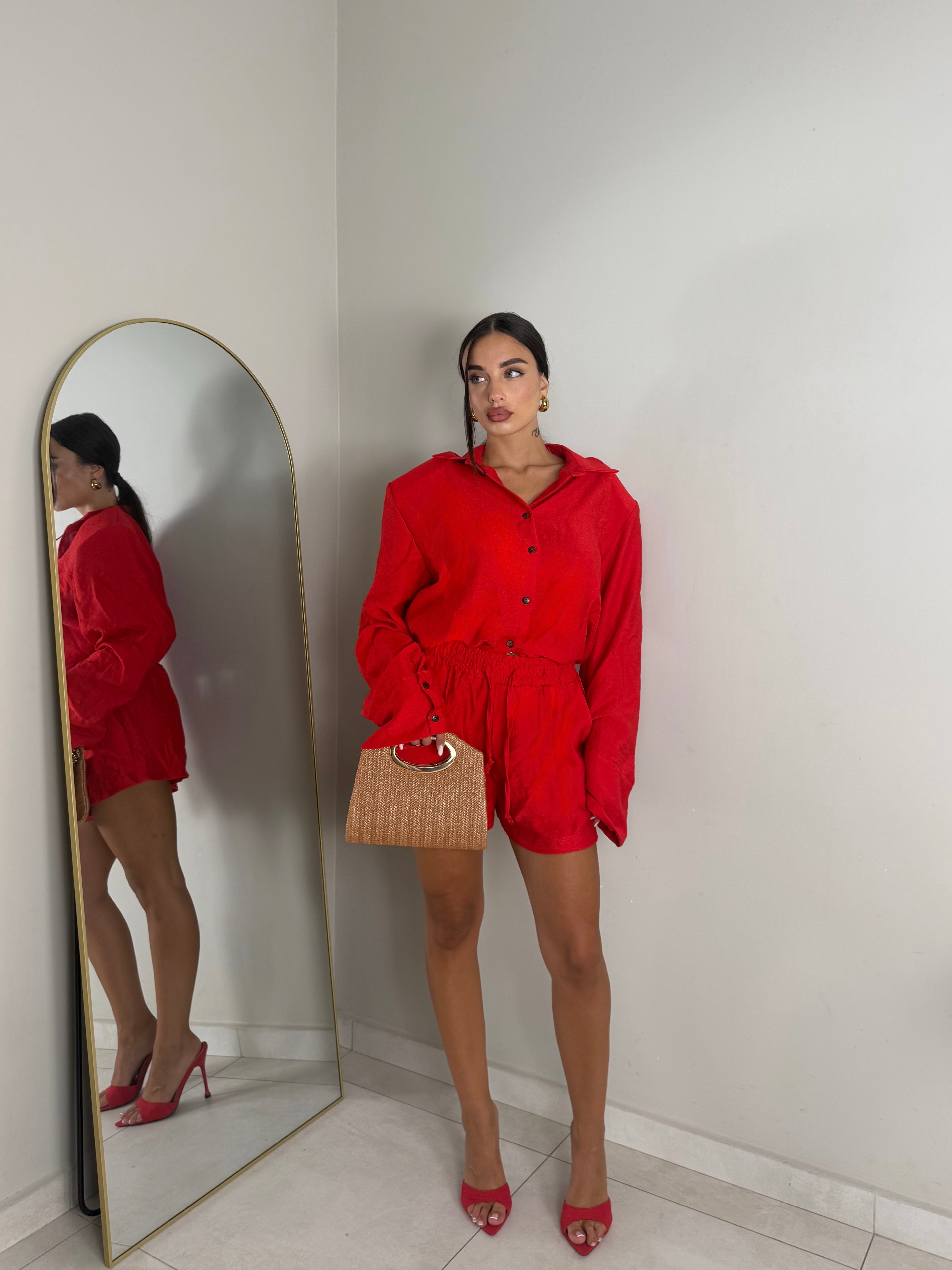 COORDINATO MANILA ROSSO