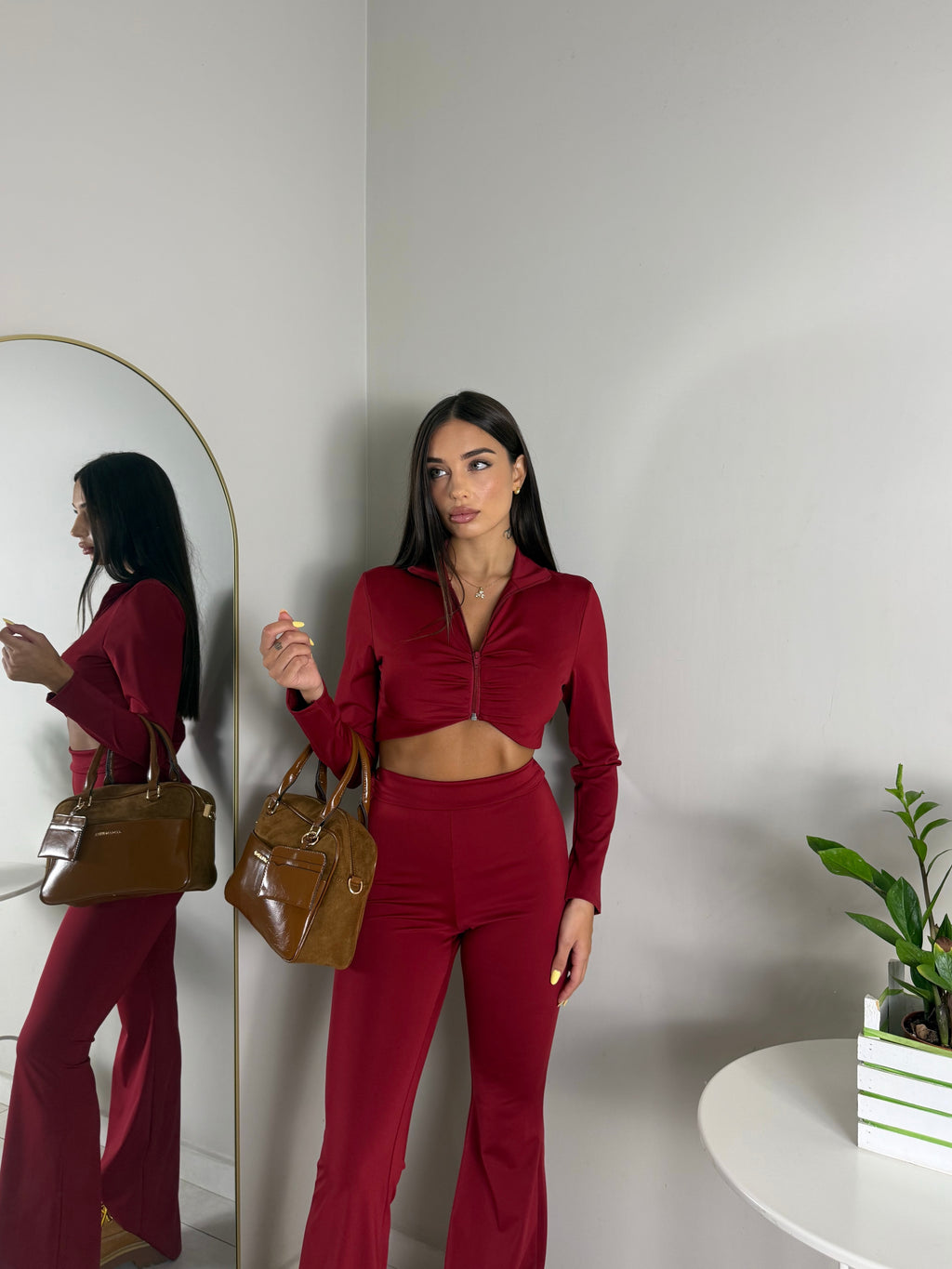 CORDSET GYM ROSSO