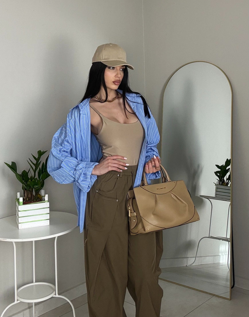 CAMICIA CELESTE