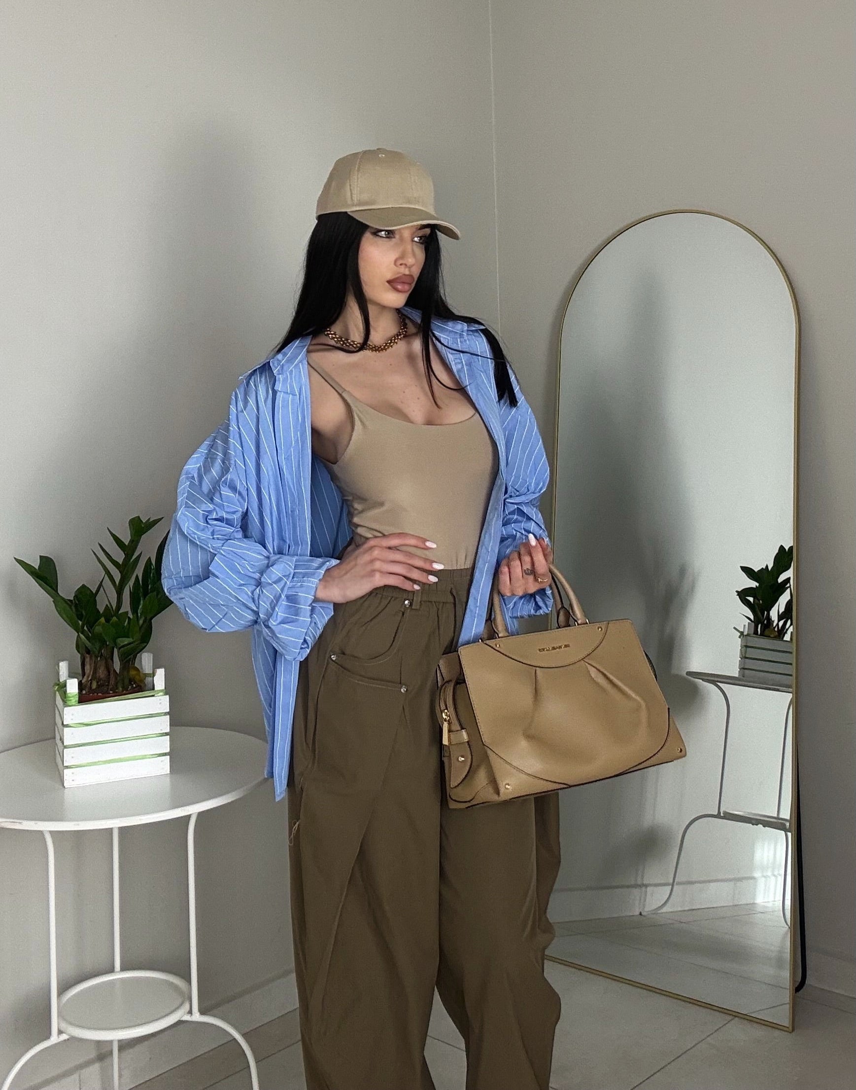 CAMICIA CELESTE