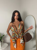 TOP STILE MISSONI ARANCIO