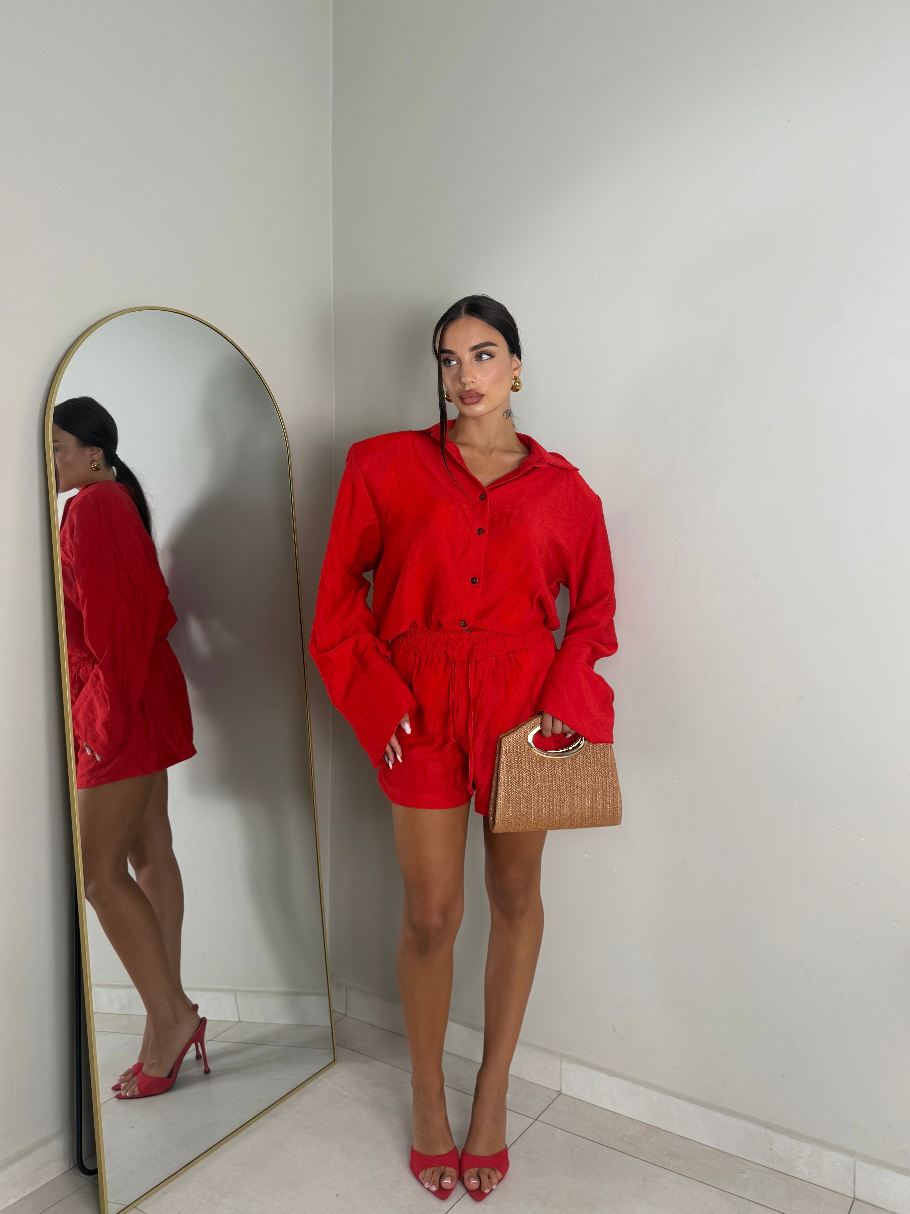 COORDINATO MANILA ROSSO