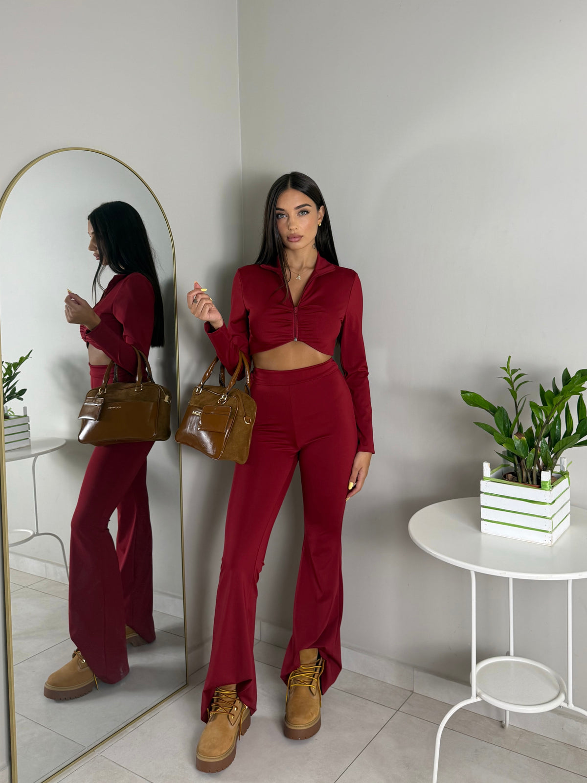 CORDSET GYM ROSSO