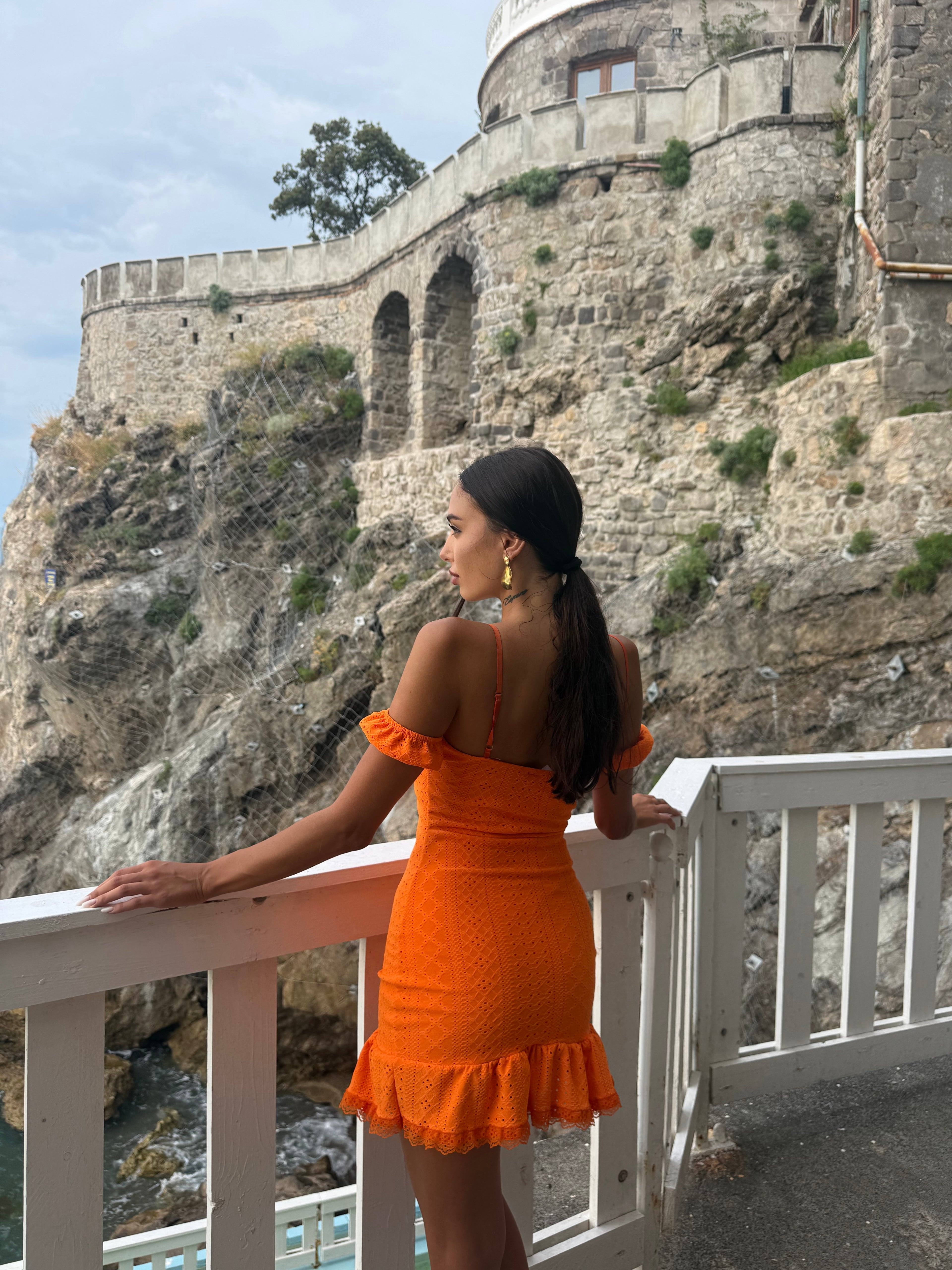 DRESS MELODIE ARANCIO