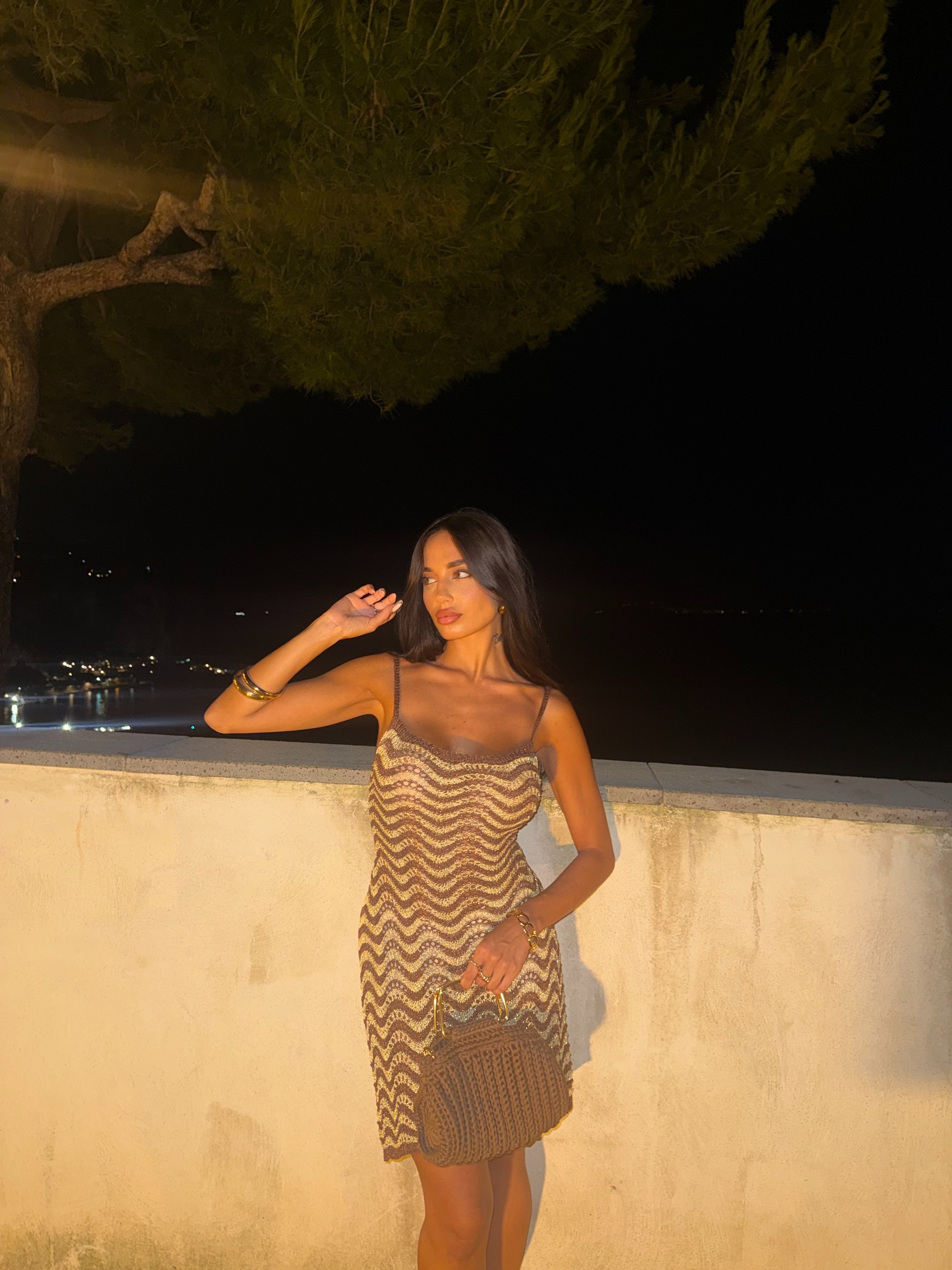 DRESS LUCE MARRONE