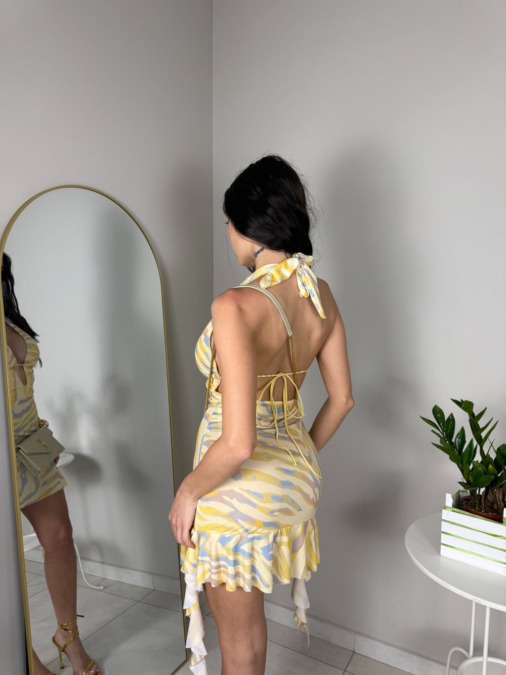 DRESS MARIPOSA GIALLO