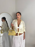 BLUSA GIALLA A RIGHE