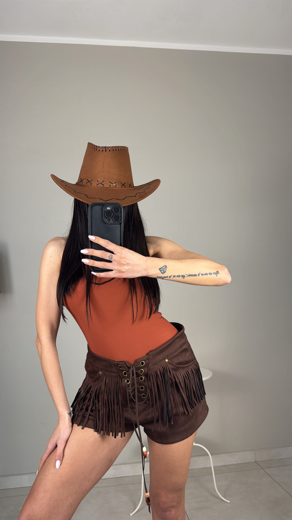 CAPPELLO COWGIRL MATTONE