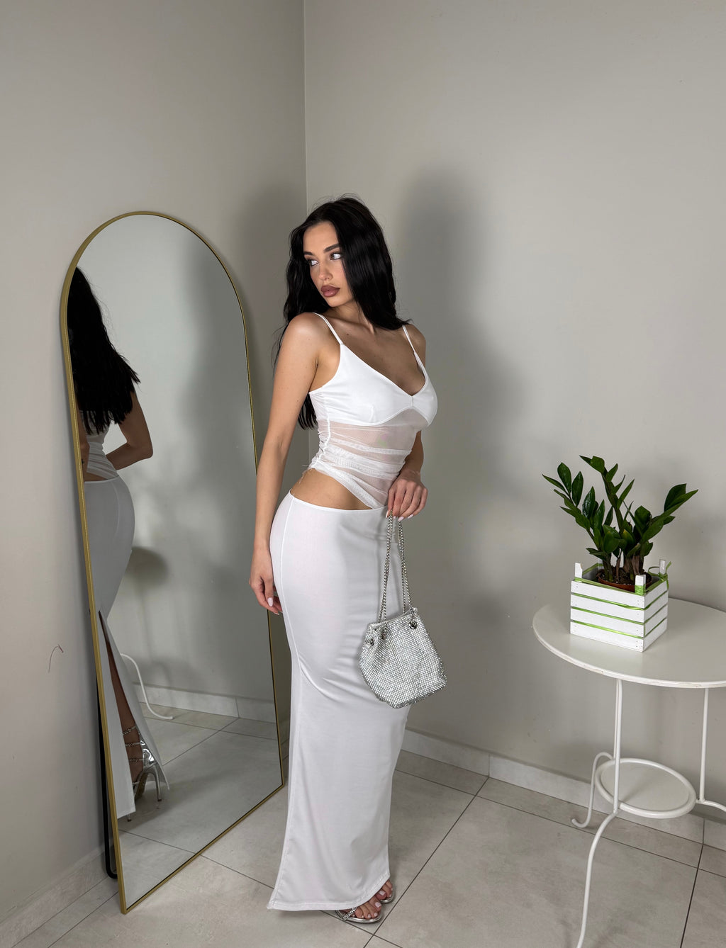 DRESS AMNESIA BIANCO