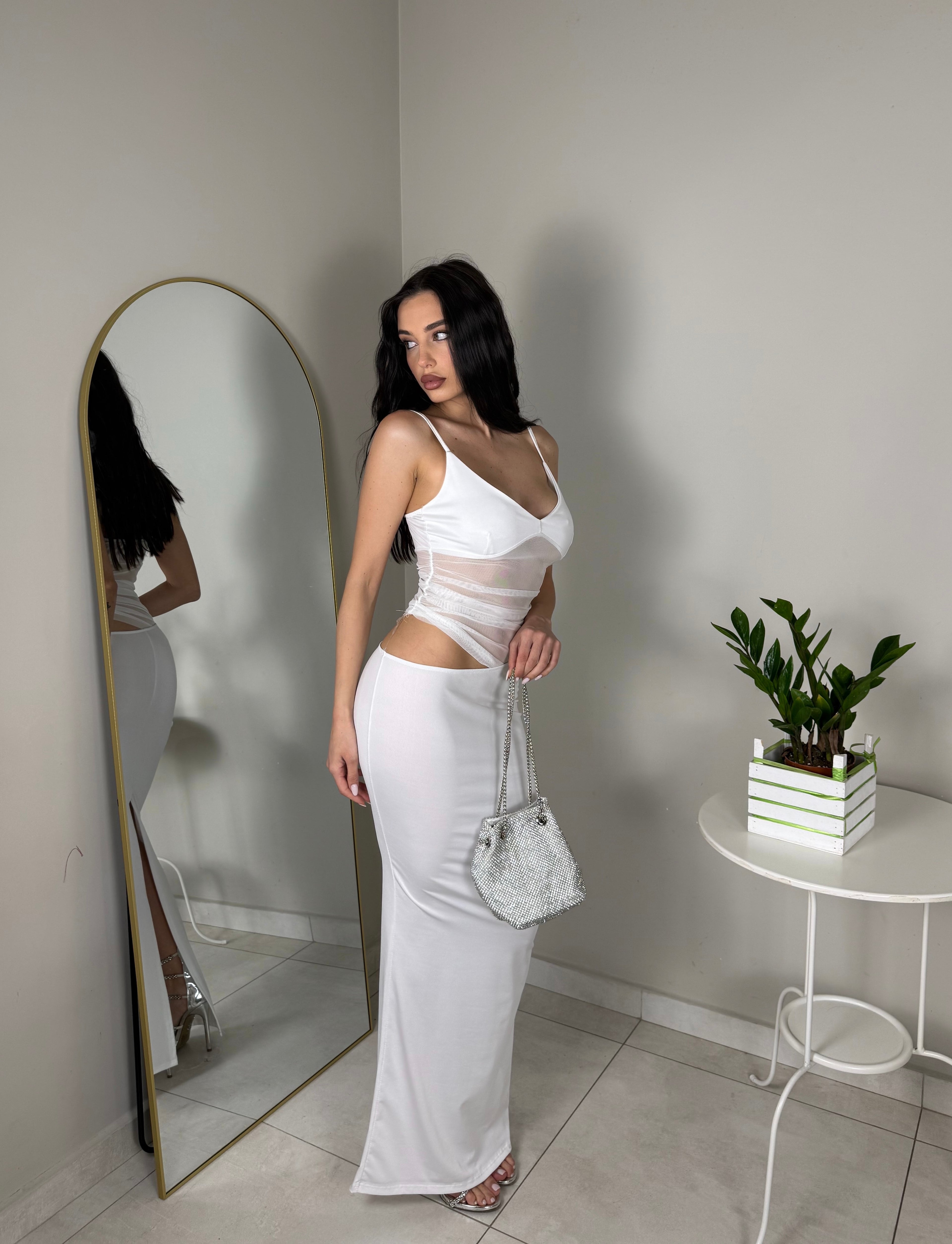 DRESS AMNESIA BIANCO