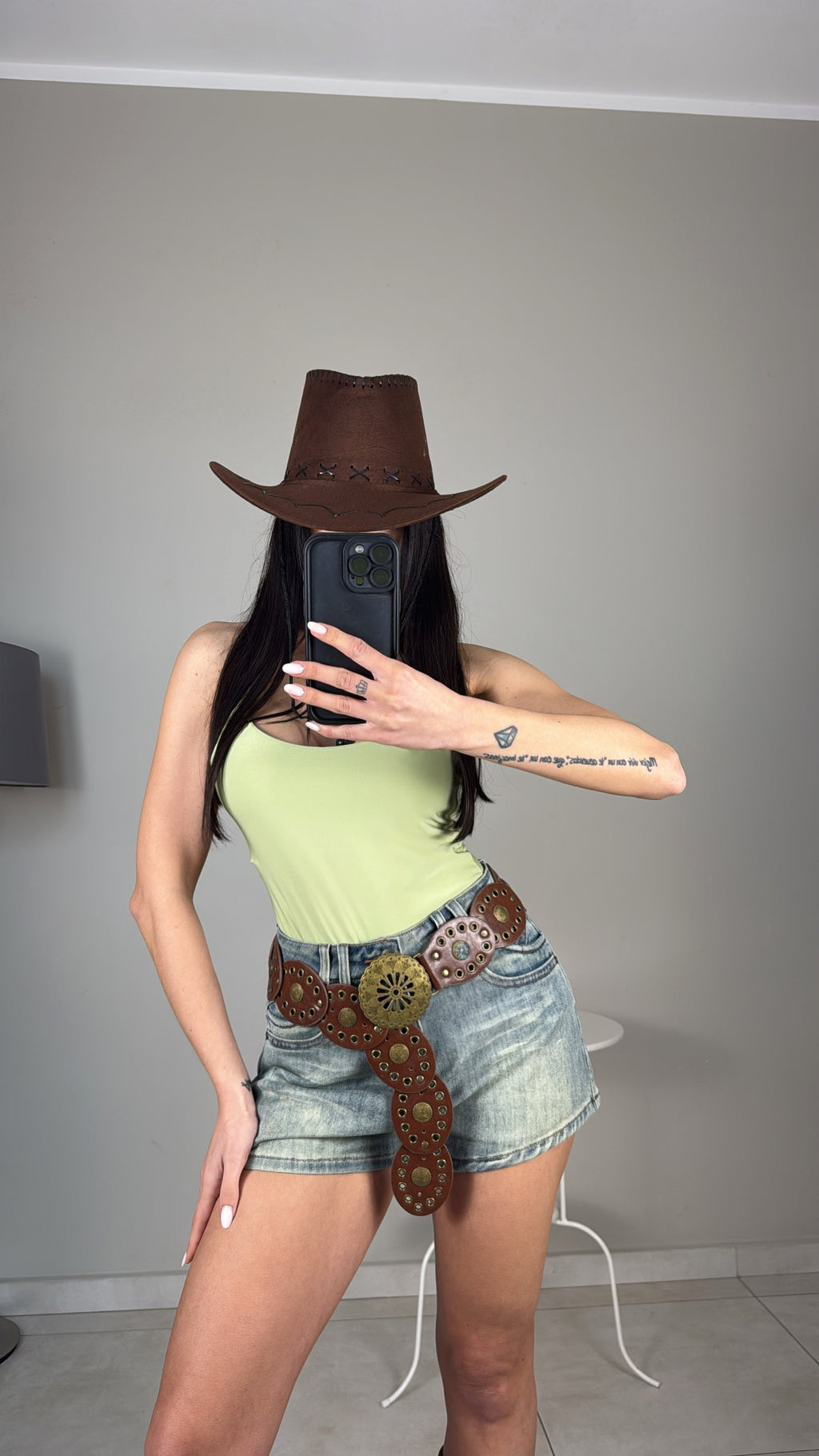 CAPPELLO COWGIRL MARRONE