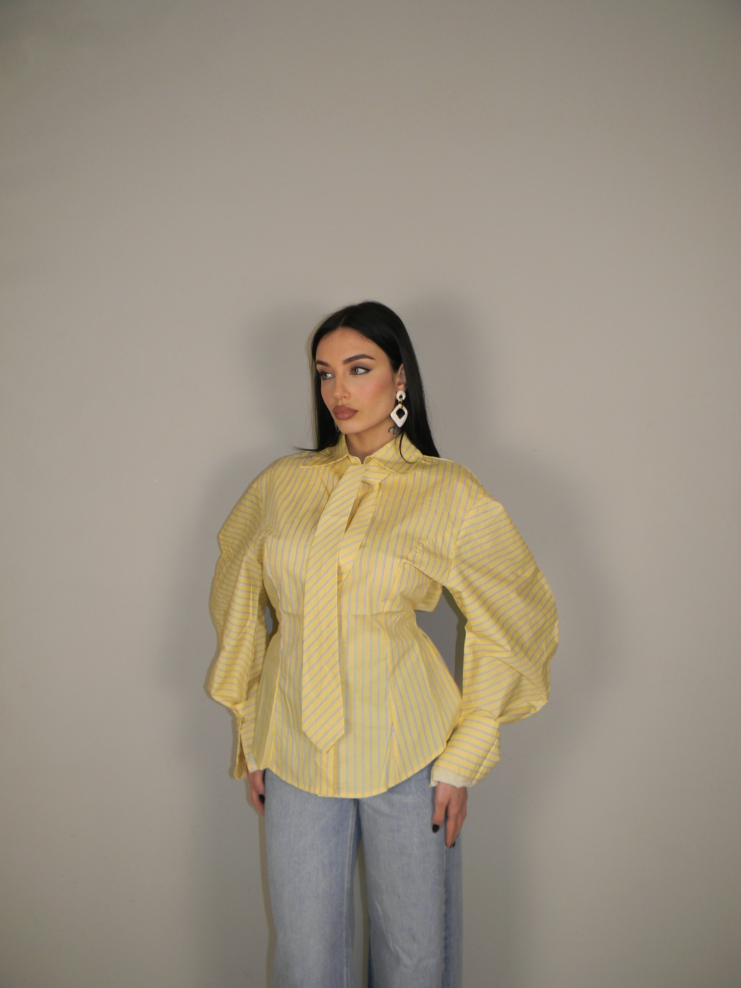 CAMICIA BLOOM GIALLA