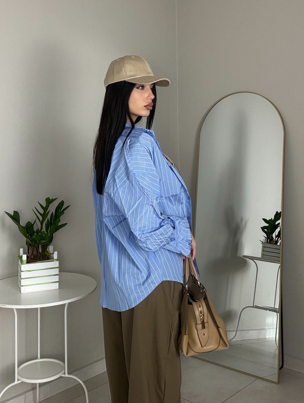 CAMICIA CELESTE