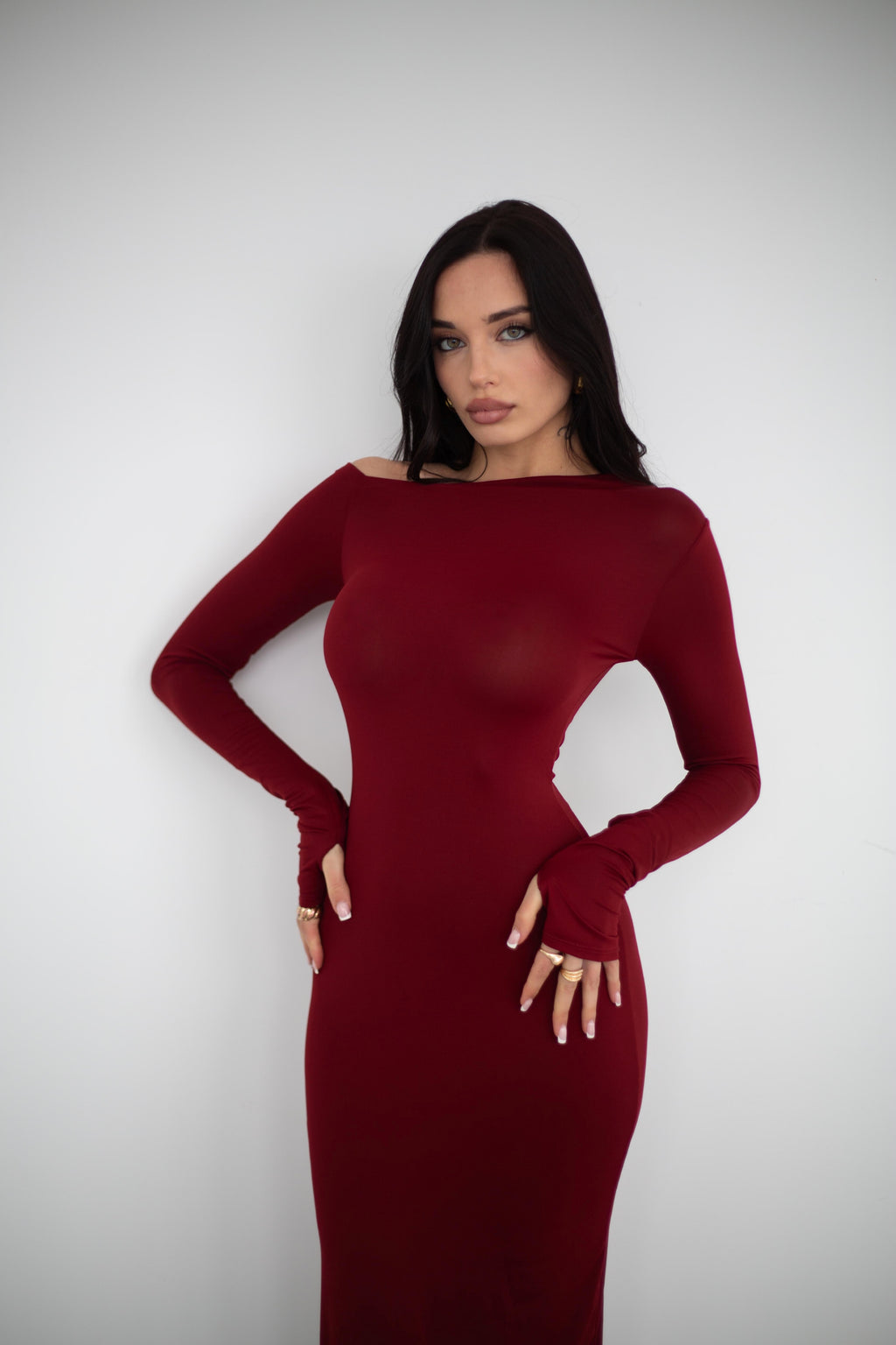 DRESS SELENA ROSSO