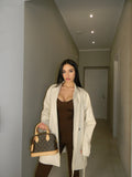 TRENCH IN ECOPELLE BIANCO