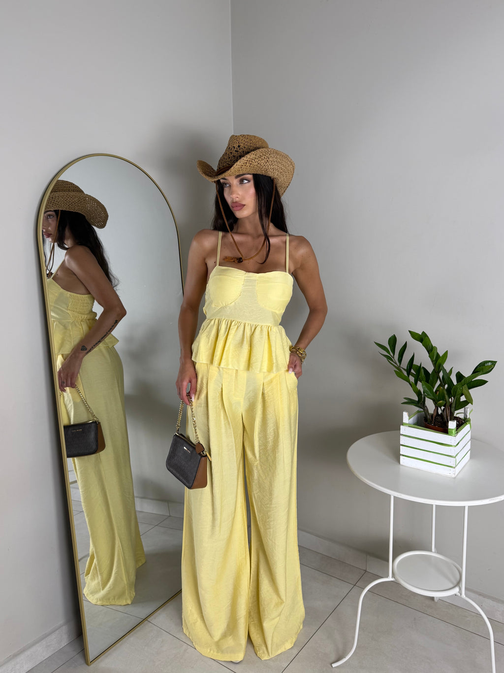 CORDSET ALISYA GIALLO