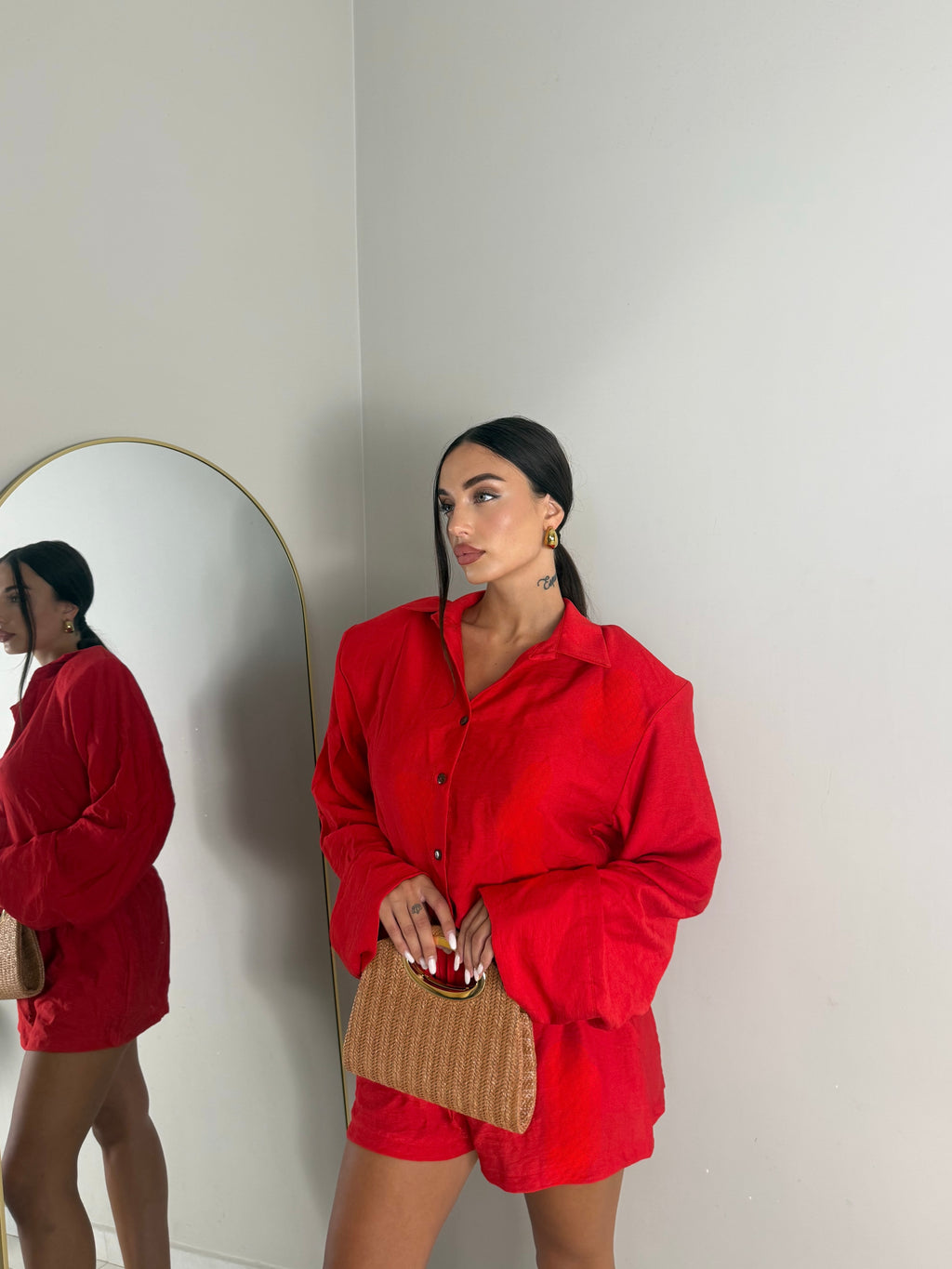 COORDINATO MANILA ROSSO