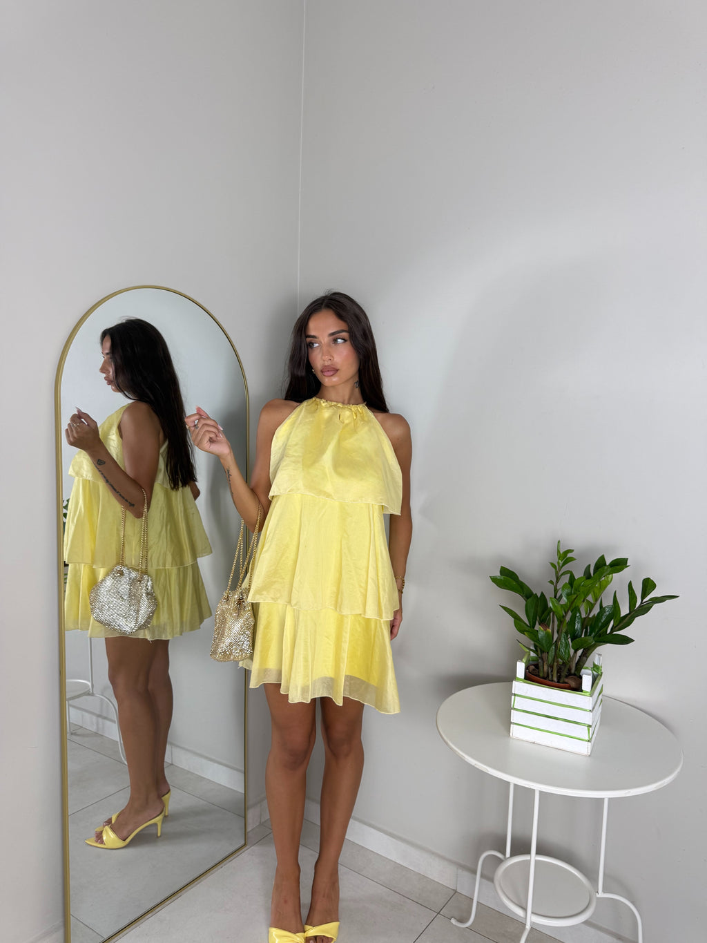 DRESS MICOL GIALLO