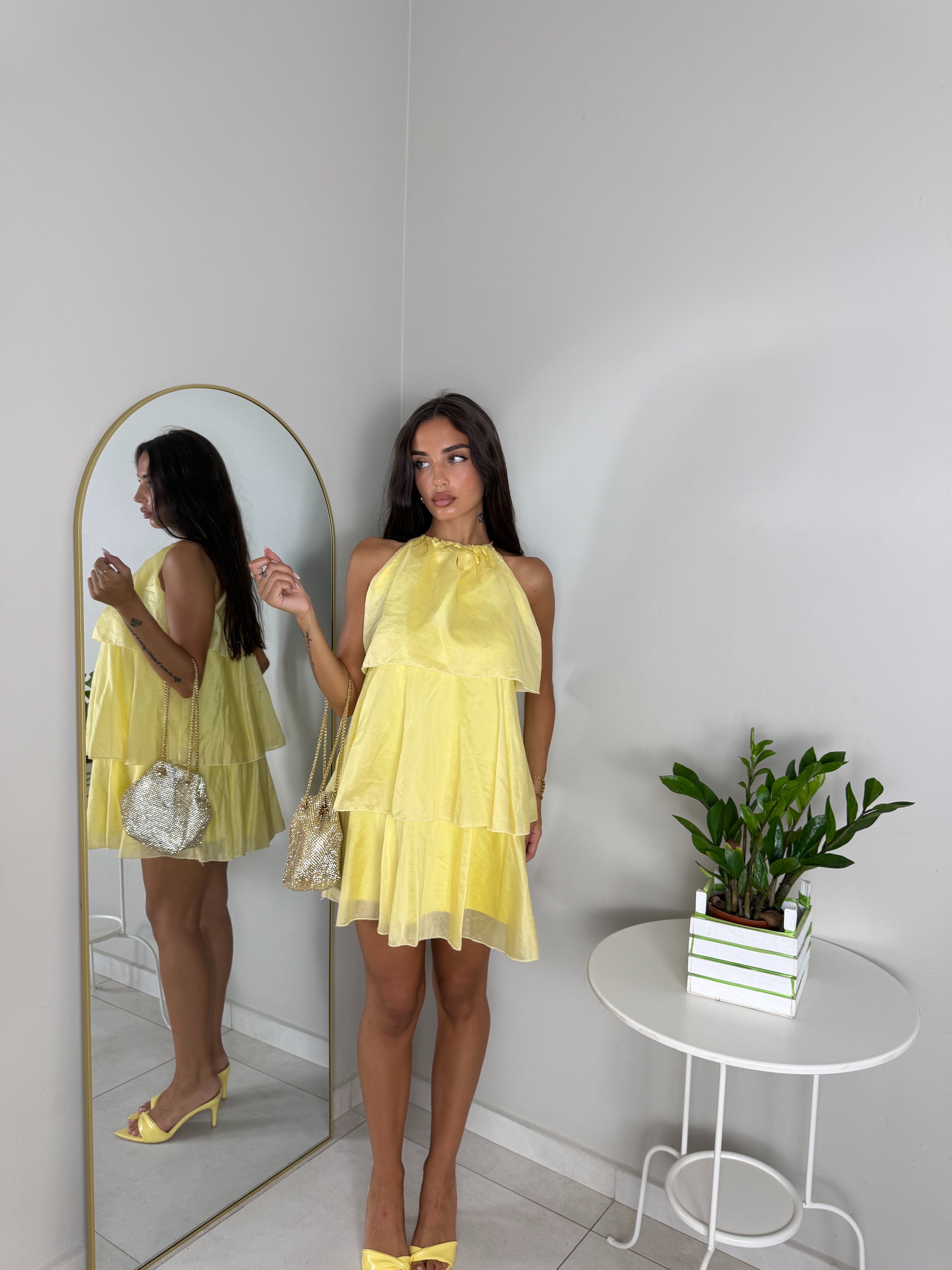 DRESS MICOL GIALLO