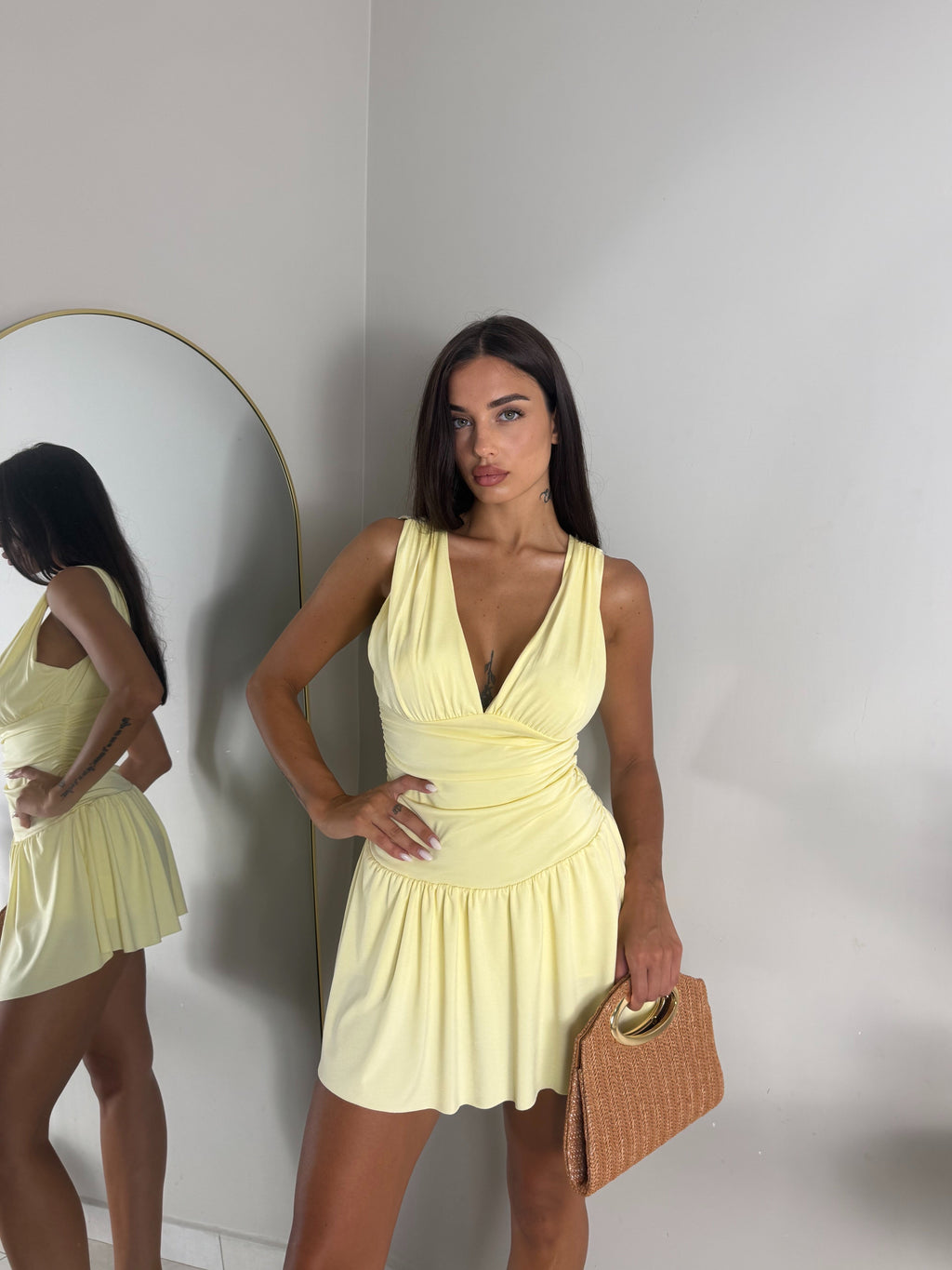 DRESS AURORA GIALLO
