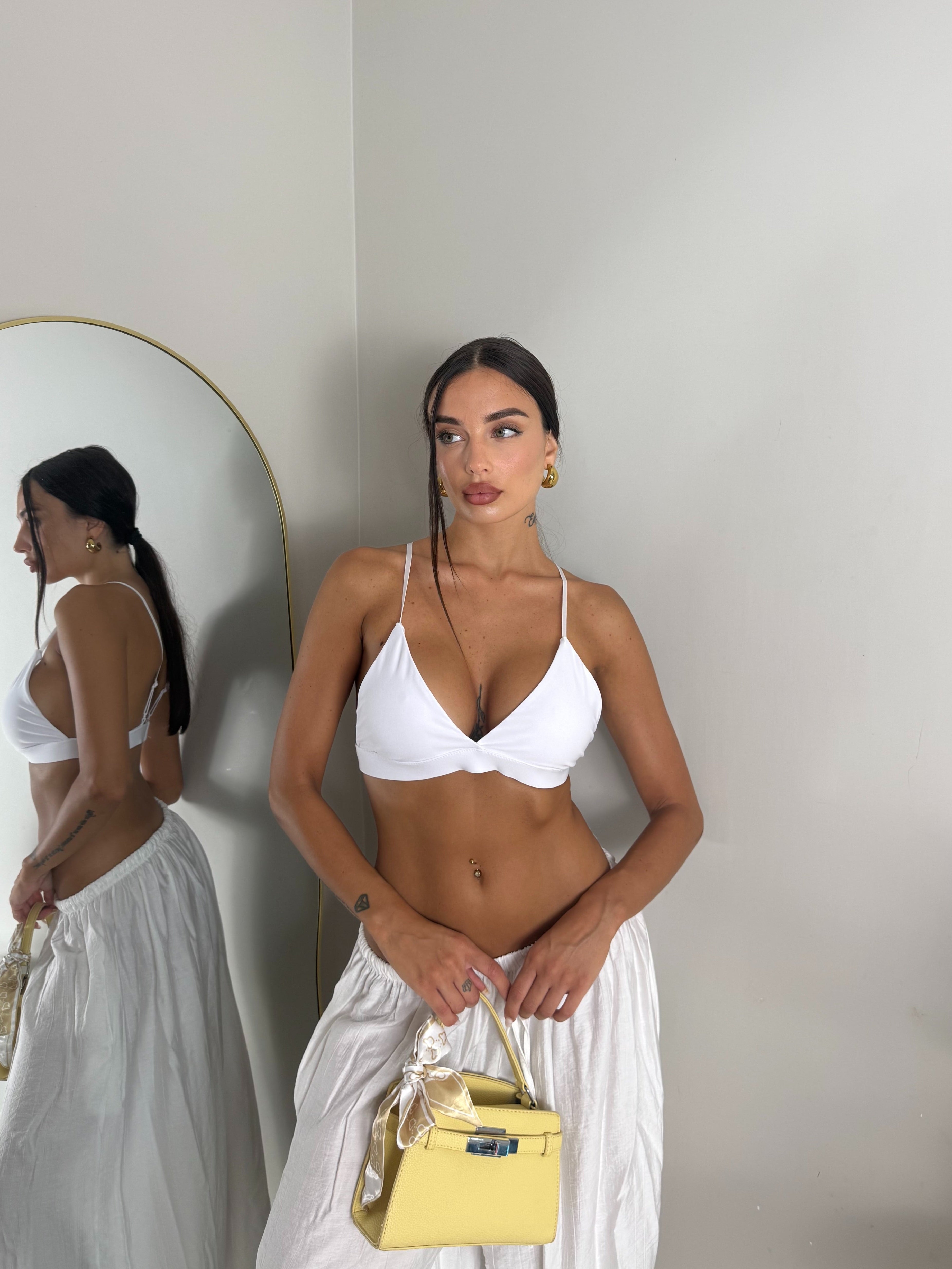 MINI TOP BIANCO