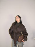 TRENCH MARRONE