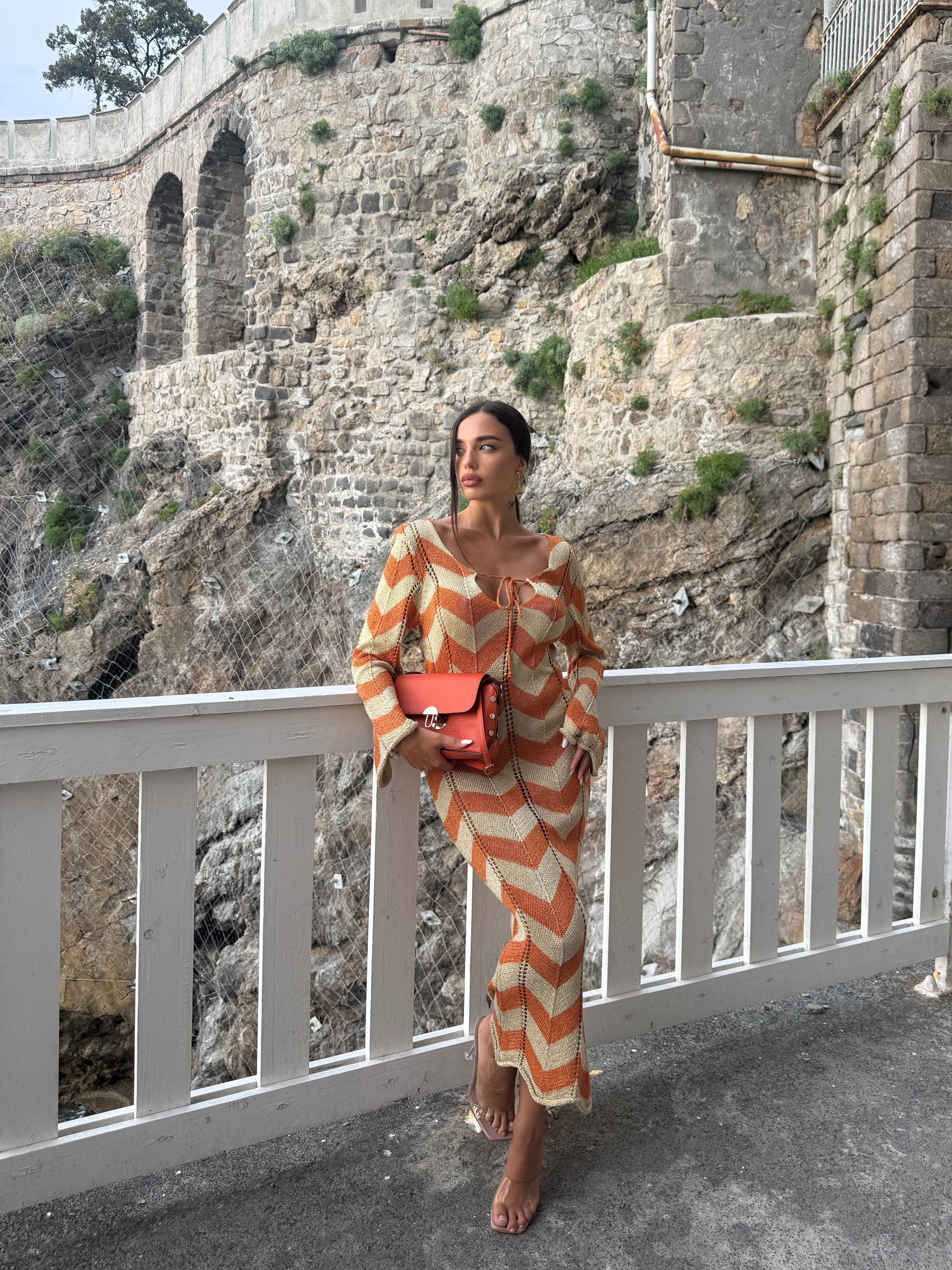 DRESS MAYA ARANCIO